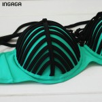 INGAGA New Sexy Bikini Set 2017 Bandage Swimwear Women Push Up Swimsuit Low Waist biquini Bathing Suits