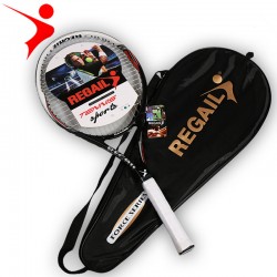 Instock 1 Piece Junior Carbon Tennis Racquet Training Racket for Kids Youth Childrens Tennis Rackets