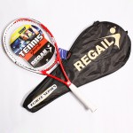 Instock 1 Piece Junior Carbon Tennis Racquet Training Racket for Kids Youth Childrens Tennis Rackets