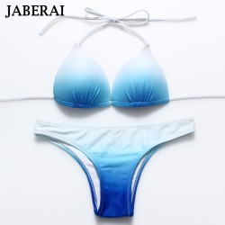 JABERAI Sexy Bikini 2017 Woman Push Up Swimwear Sexy Strappy Bikini Women Halter Swimsuit Bathing Suit Gradient Biquini 8