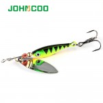 JOHNCOO 4pcs Spinner Bait 12g 15g 20g Spinners Fishing Lure Longcast Artificial Bait Metal Spoon isca Artificial Bait