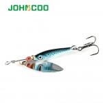 JOHNCOO 4pcs Spinner Bait 12g 15g 20g Spinners Fishing Lure Longcast Artificial Bait Metal Spoon isca Artificial Bait