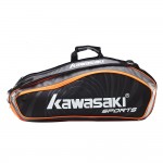 Kawasaki  Professional Competition Badminton Bag For 6-9 Pcs Badminton Rackets Tennis Bag Sport Bag Badminton Racquet Bag