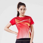 Kawasaki 2016 Genuine High Quality Breathable Badminton T-shirt Quick Dry  Couple Badminton Clothing  ST-16123 16223