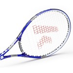 Kawasaki KAWASAKI carbon composite tennis racket K-17 blue (already threading)