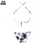 KayVis Hot Sexy Bikini Halter Top Girls Swimwear Women Push up Swimsuit High Neck Brazilian Bikini Set Beach Wear Bathing Suit