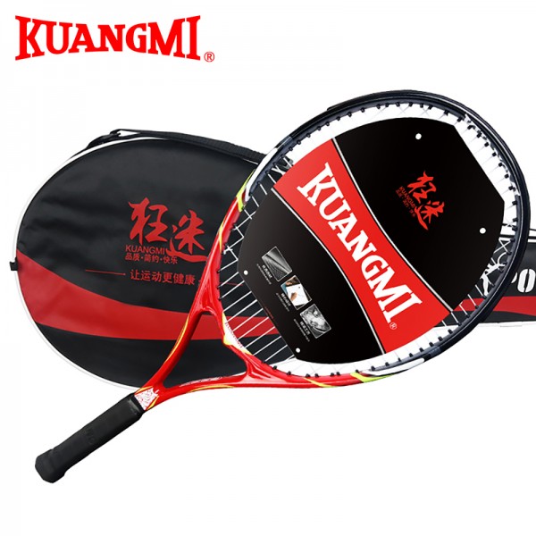 Kuangmi 2016 New Masculino Tenis Raket High Quality Tennis String 5 Innovation Raquete De Tenis Raquette Tennis 1PC