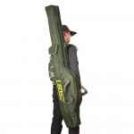 LEO 100cm/150cm Fishing Bags Portable Folding Fishing Rod Carrier Canvas Fishing Pole Tools Storage Bag Case Fishing Gear Tackle