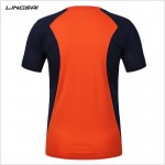 LS Brand 2017 new men Tennis shirts Outdoor sports O-neck clothing Running badminton apparel basketball Short t-shirt tops tees