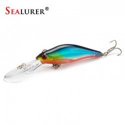 Laser Sinking Slowly Minnow Fishing Lure 9CM 7.2G Wobbler Artificial Fly Fishing Hard Bait Carp Crankbait Fishing Tackle 1PCS
