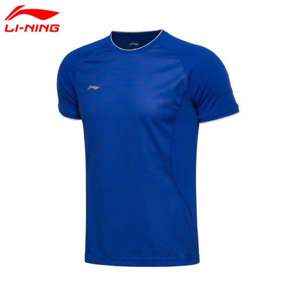 Li-Ning 2017 Summer NEW Badminton Shirts China National Team Lining Man Breathable T-shirt Quick Dry Li Ning Jersey AAYM037 Tops