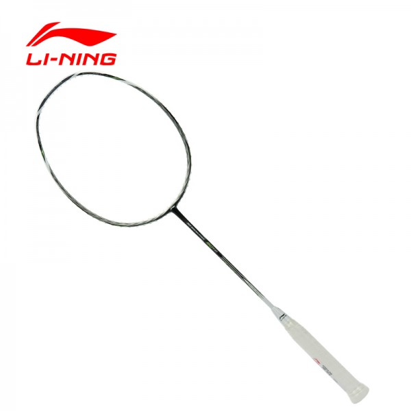 Li-Ning 90TD White Green Badminton Racket Carbon Single Racket AYPK016 ZYF127