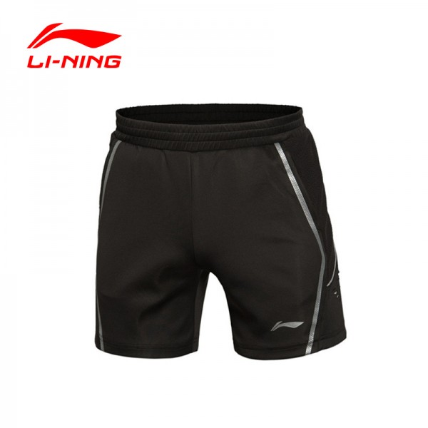Li-Ning Men Badminton Shorts Polyester Fiber Quick Dry Breathable Flexible Training Game Sport Shorts Li-Ning  AAPK301 MKY220