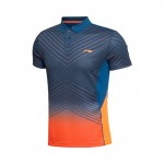 Li-Ning Men Badminton T-Shirt Quick Dry Breathable Flexible Polyester Fiber Training  Sport t-Shirt Li-Ning AAYK299 MTS1629