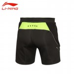 Li-Ning Men's Denmark Open Professional Badminton Shorts Li Ning Men Tennis Shorts Breathable Sport Shorts AAPK301