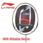 Lightest 74g Li-Ning Badminton Racket Windstorm 300 Ultralight Full Nao Carbon Fiber Lining Professional >5U Offensive Racquet