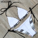 MOOSKINI Bikinis Women Swimsuit Push Up Swimwear Women 2017 Sexy Brazilian Bikinis Set Bandage Beach Bathing Suits Swim Wear 