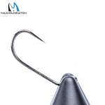 Maximumcatch Fly hook 100pcs/lot Fish-Friendly Barbless Jig Hooks Forged Black Nickle MC-5220 12# 14# 16# Fly Fishing Hook