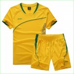 Men Tennis Badminton Suits With Sports Tee Shirt and Shorts Breathable 