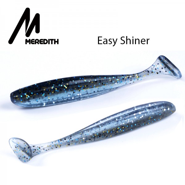 Meredith Easy Shiner Soft Lures 10cm /4.8g 7pcs/lot Swimbaits Artificial Bait Double color Carp Fishing Tackle Fishing Lures