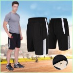 Mesh Polyester Shorts Man Quick Dry Bottom for Tennis Badminton Running