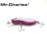Mr.Charles  MR39 1 Pcs fishing lures ,70mm/9.3g quality professional minnow hard baits 0-1.0m floating 3Deyes
