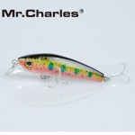 Mr.Charles CMC023  fishing lures   75mm/11.5g shad,quality professional minnow hard baits