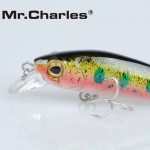 Mr.Charles CMC023  fishing lures   75mm/11.5g shad,quality professional minnow hard baits