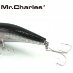 Mr.Charles CMC032 fishing lures   75mm/11.5g 0-2.0M FLOATING shad,quality professional minnow hard baits