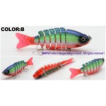 Mr.Charles CMCS 055  fishing lures   94mm/35g singking quality professional 7 Segment Swimbait Crankbait Hard Bait