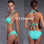 NEW Sexy Bikinis Women Swimsuit 2016 Push Up Swimwear Female Bikini Set Halter Top Summer Beach Wear Bathing suits Swim Biquini