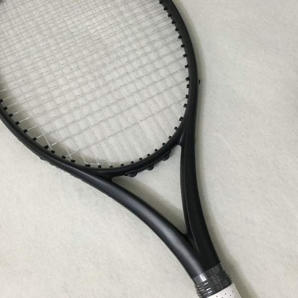 NEW customs 100% carbon fiber tennis racket Taiwan OEM quality tennis racquet 300g Nadal 100 sq.in. black racket