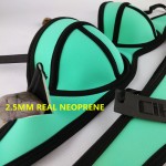 Neoprene Swimwear New Summer 2017 Women Biquini  Bikini Women Sexy Swimsuit Bath Suit Push Up Bikini set Bathsuit Cikini TA01B