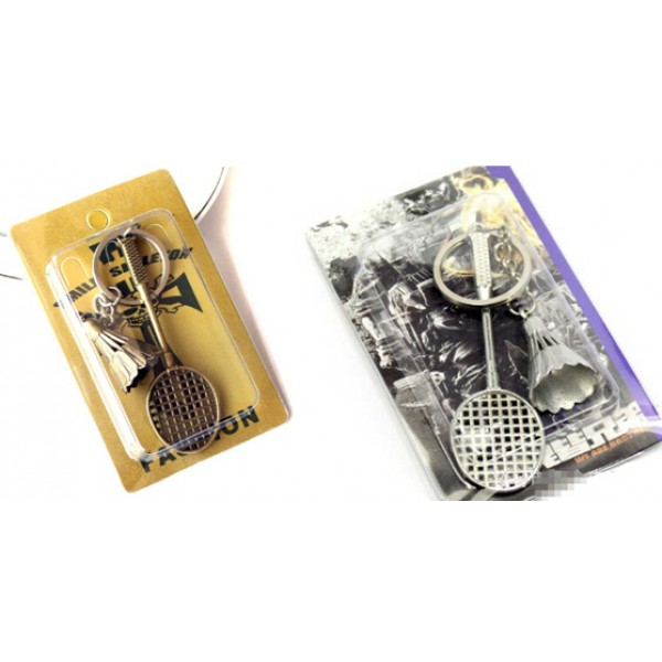 New 12 pcs  Badminton Key Chain Bag Pendant Fashion Accessories  Free Shipping  yq03