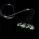 New Arrival  Luminous Fishing hooks Authentic Barbed Hook With Fishing Line Overturned Fish Hook 12# 14# 16# 18#