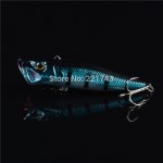 New Arrival 1 pcs Big Popper Fishing Lures 3d Eyes Bait Crankbait Wobblers Tackle Isca Poper Japan