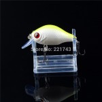 New Arrival Promotion Sale 1PCS 5 Colors Small Hard Crank Crankbaits Fishing Bait 6cm/8.8g Topwater Wobbler Treble Hooks Tackle