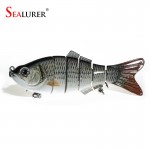 New Artificial Bait Big Fishing Lure 6 Segment Swimbait Crankbait Hard Bait Slow 110g 20cm Fish hooks size