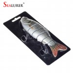New Artificial Bait Big Fishing Lure 6 Segment Swimbait Crankbait Hard Bait Slow 110g 20cm Fish hooks size