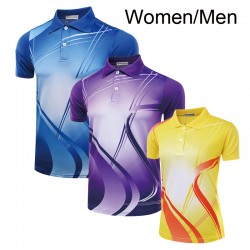 New Badminton shirt Men / Women , Table tennis shirt , Tennis shirt female/male , sports t-shirt Tennis shirt 5051AB