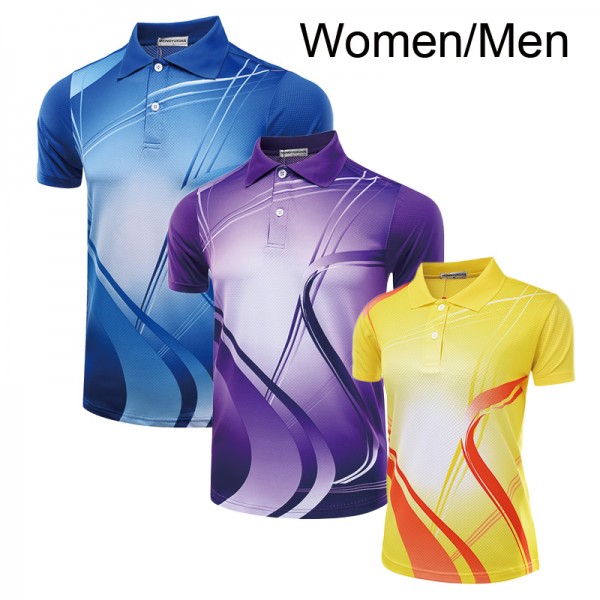 New Badminton shirt Men / Women , Table tennis shirt , Tennis shirt female/male , sports t-shirt Tennis shirt 5051AB