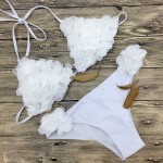 New Floral  Bandage Bottom Bikinis Sets 2017 Low-Waist Push up SwimWear Biquini Sexy girl and Ladies Swimsuit Bathingsuit