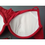 New HOT black and red color swimwear push up bikini set sexy bandage Bikini Bathing suit M-XL plus size