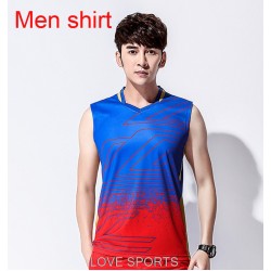 New MY Badminton team Men's badminton shirt sleeveless , sports Children Badminton sleeveless T-shirt , Lee C W Jerseys 2116-1