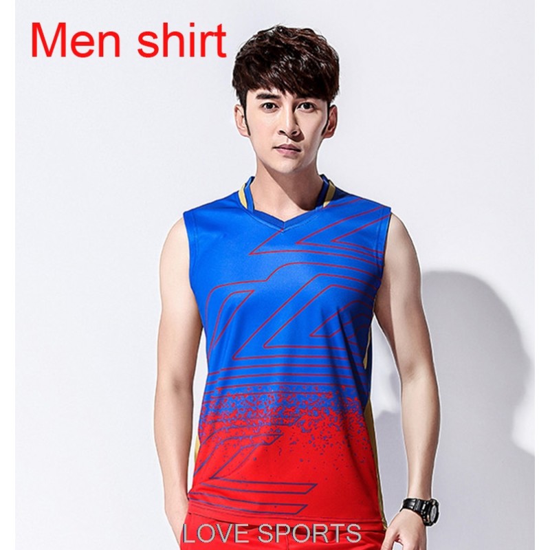 sleeveless badminton jersey