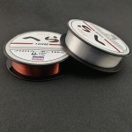 New Style 100m Sea Fishing Lin Wear Resisting Lure Nylon Fishing Line Wine Red Transparent for Sea Fishing Lure Fishing