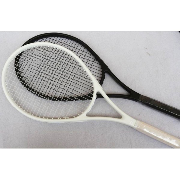 No Brand Logo Tennis Racket Carbon Aluminum Alloy Tennis Racquets Pure Simple Style Racquete De Tenis Hand-Painted Custom Tenis