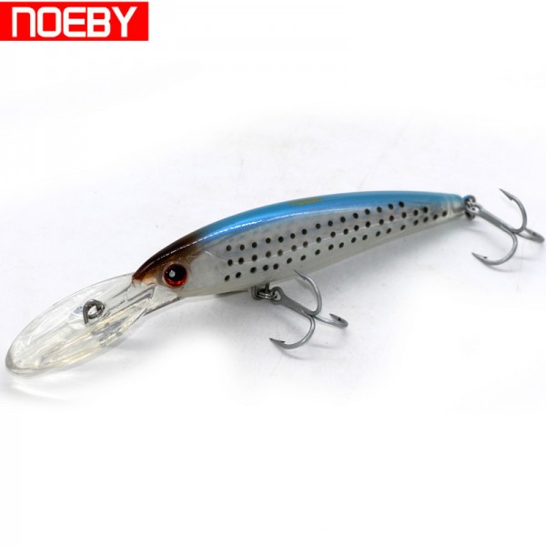 Noeby 120mm 32g Big Minnow Lure for Trolling Fishing Hard Bait Floating 0-5m VMC Hooks Isca Artificial Para Pesca Leurre Peche