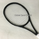 OEM Black customs Tennis Racquets 100% graphite  tennis rackets Full black 41/4,43/8,41/2 Free shipping