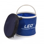 Outdoor Bucket Lightweight Canvas Folding Bucket Portable Camping Hiking Fishing Bucket Fishing Tackle Tools 3 Colors